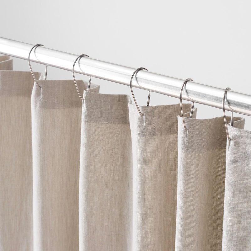 Sand Shower Curtain and Hooks, sand