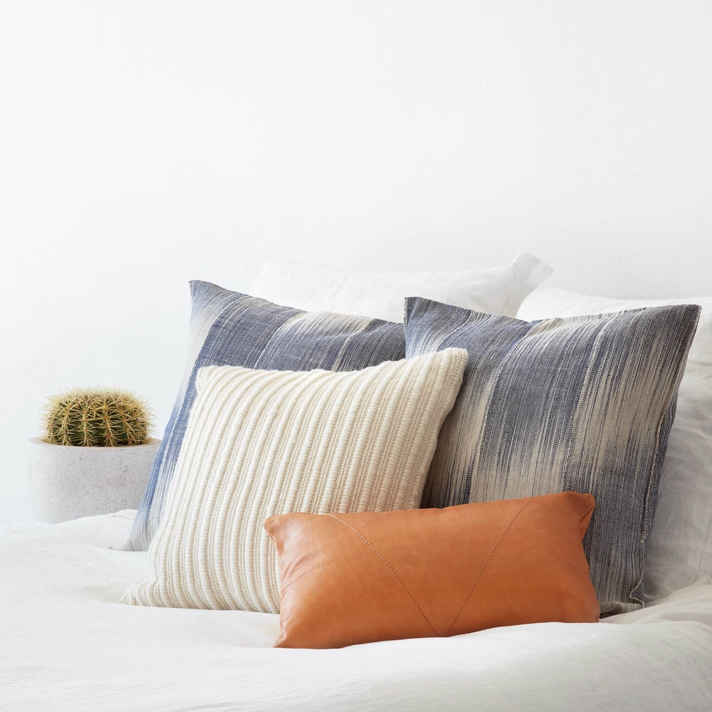 Pillows Styled on Bed