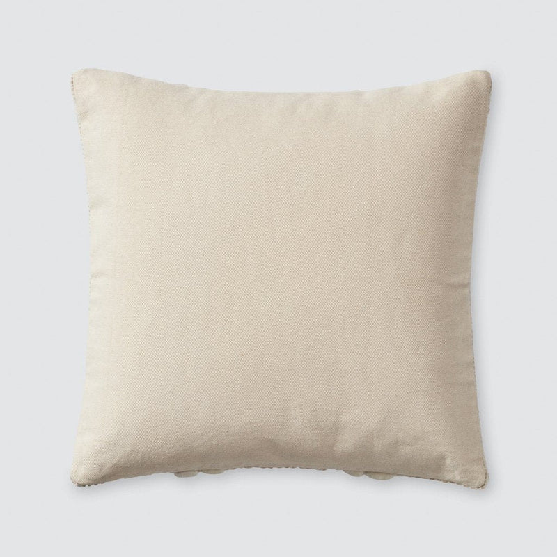 Solid Back of Grey Accent Pillow, grey