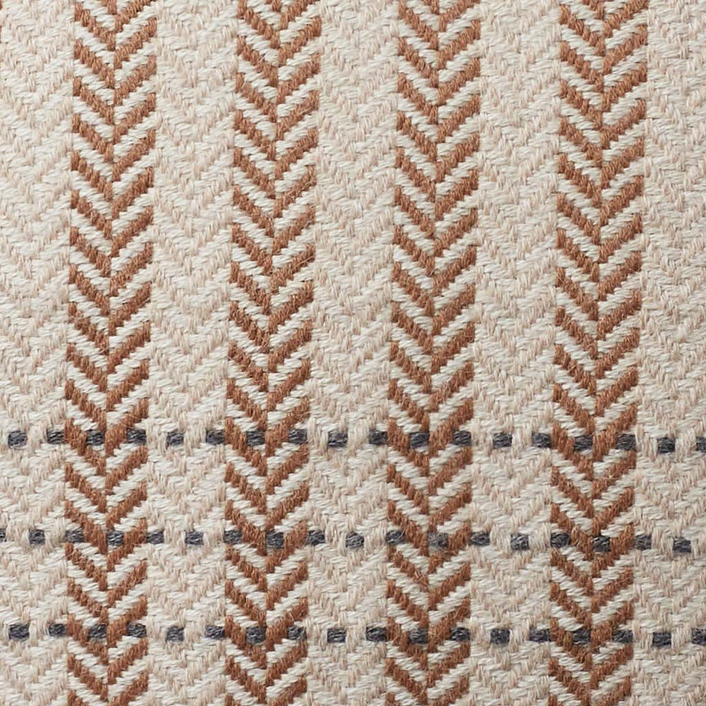Detail of alpaca pillow weave