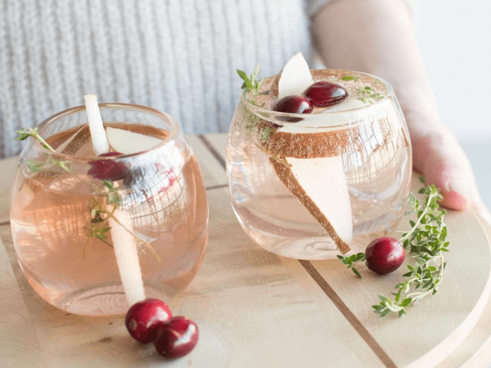 A Thanksgiving Toast // Pear & Thyme Fizz image
