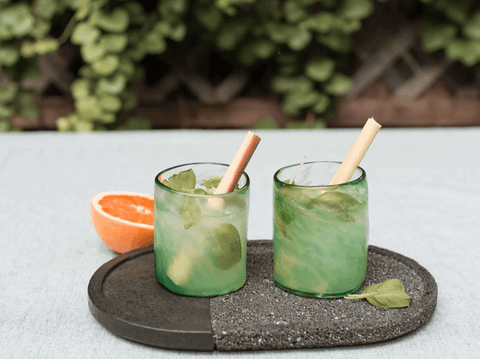 A Toast // Basil Lemongrass Cocktail image