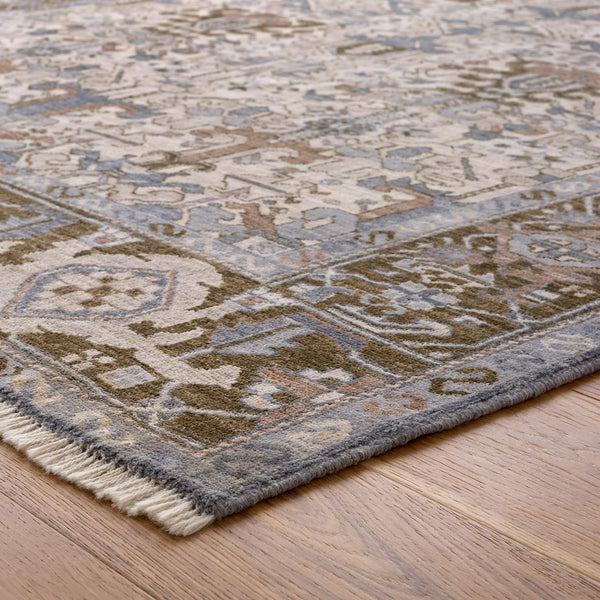 hand-knotted wool rug