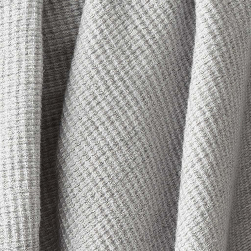 Detail of soft grey cotton spa towel, light-grey