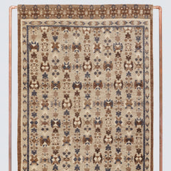 botanical area rug, taupe