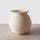 Ceramic vase handcrafted in Chile, white