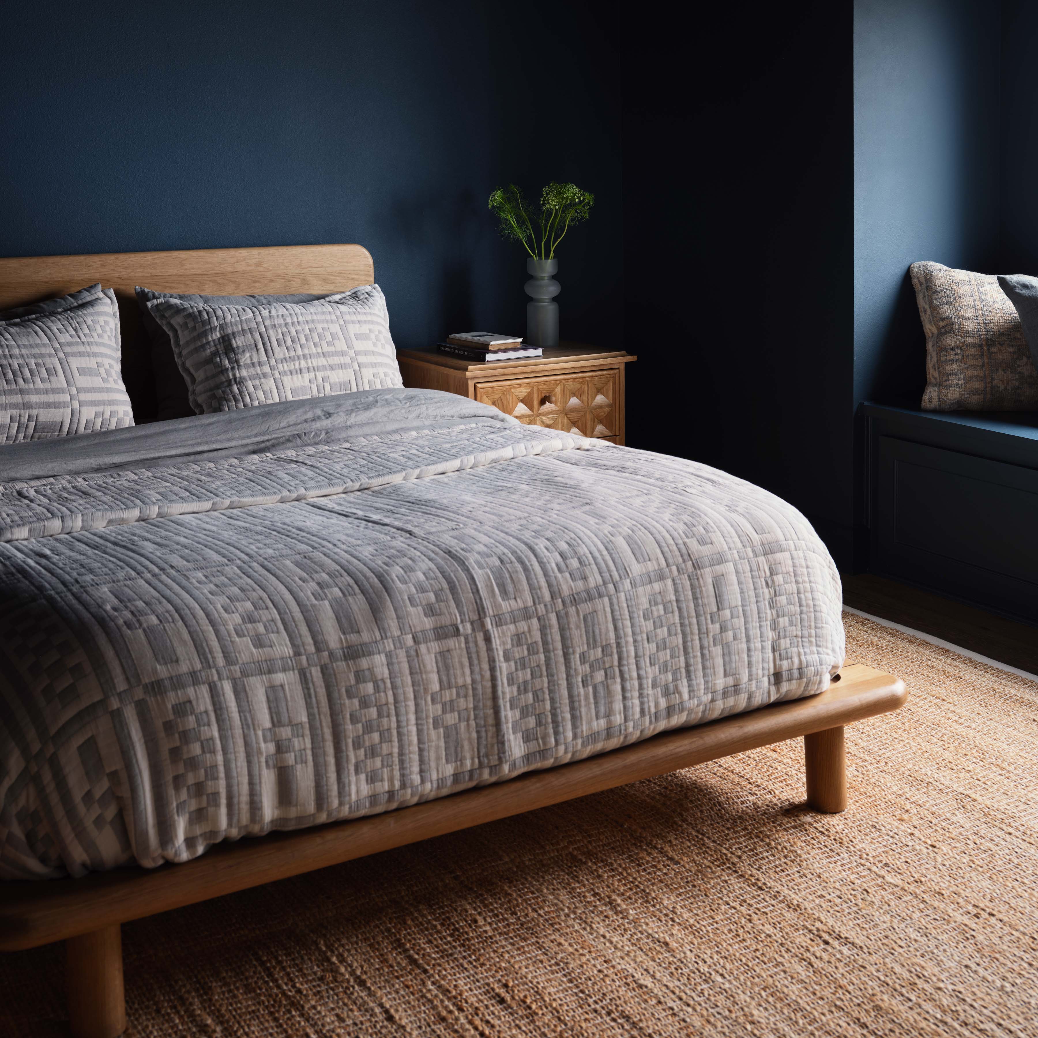 Alegria Organic Cotton Quilted Bed Blanket - Thumbnail 4