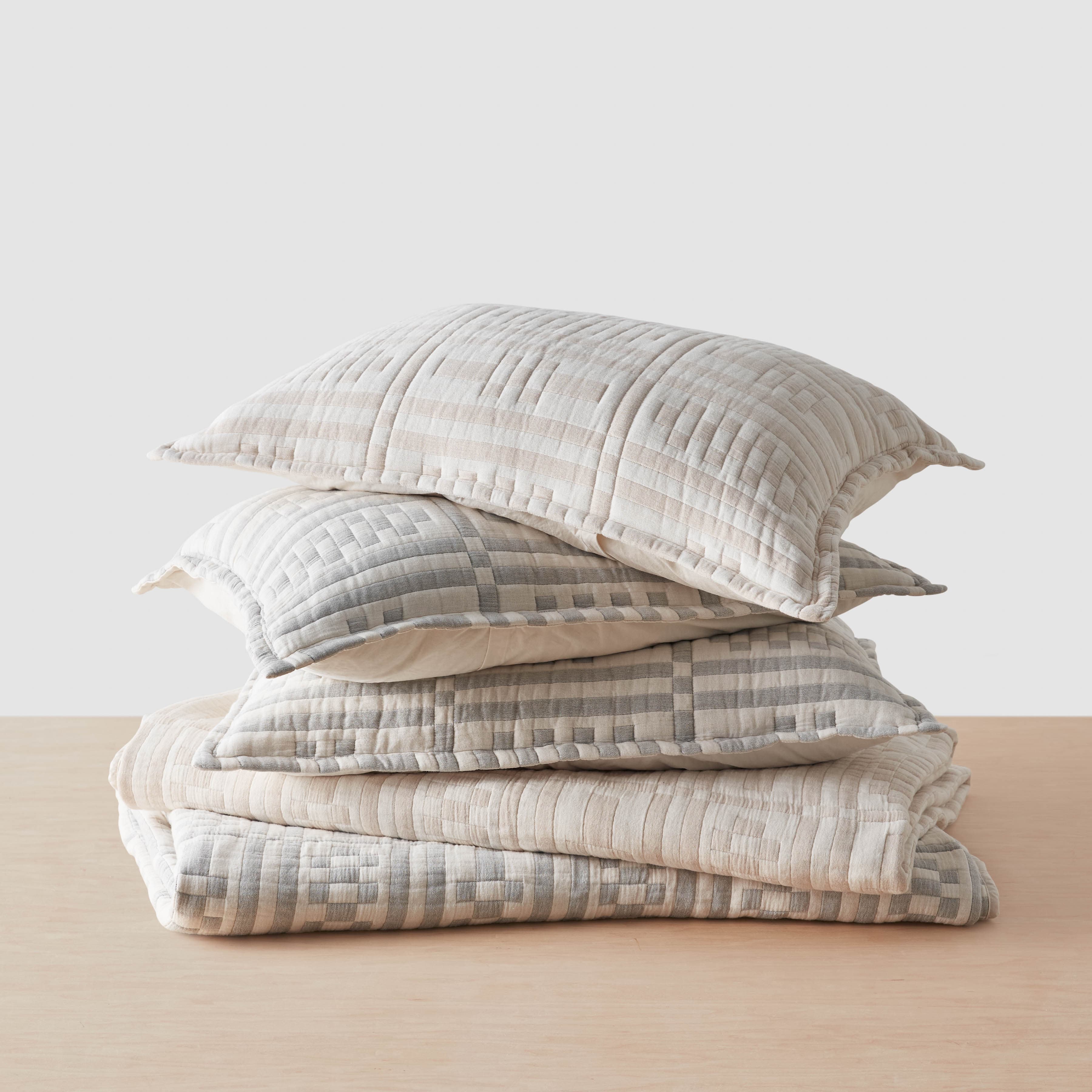 Alegria Organic Cotton Quilted Shams - Thumbnail 5