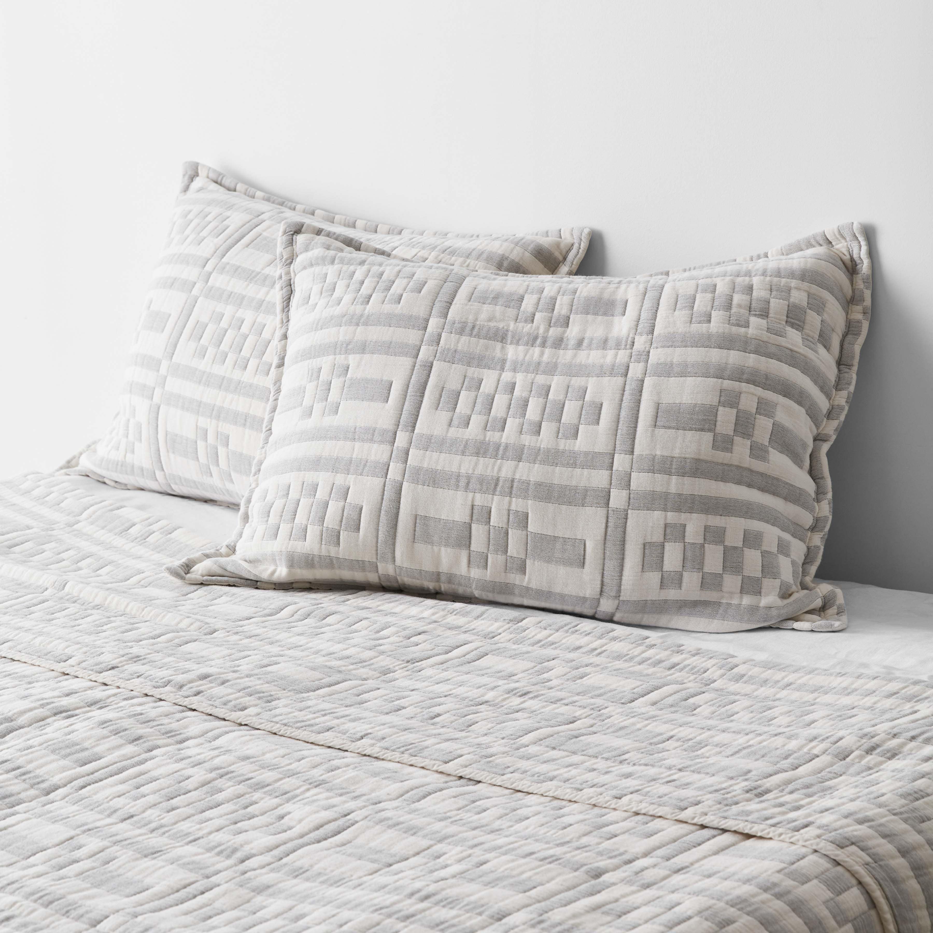 Alegria Organic Cotton Quilted Shams - Thumbnail 4
