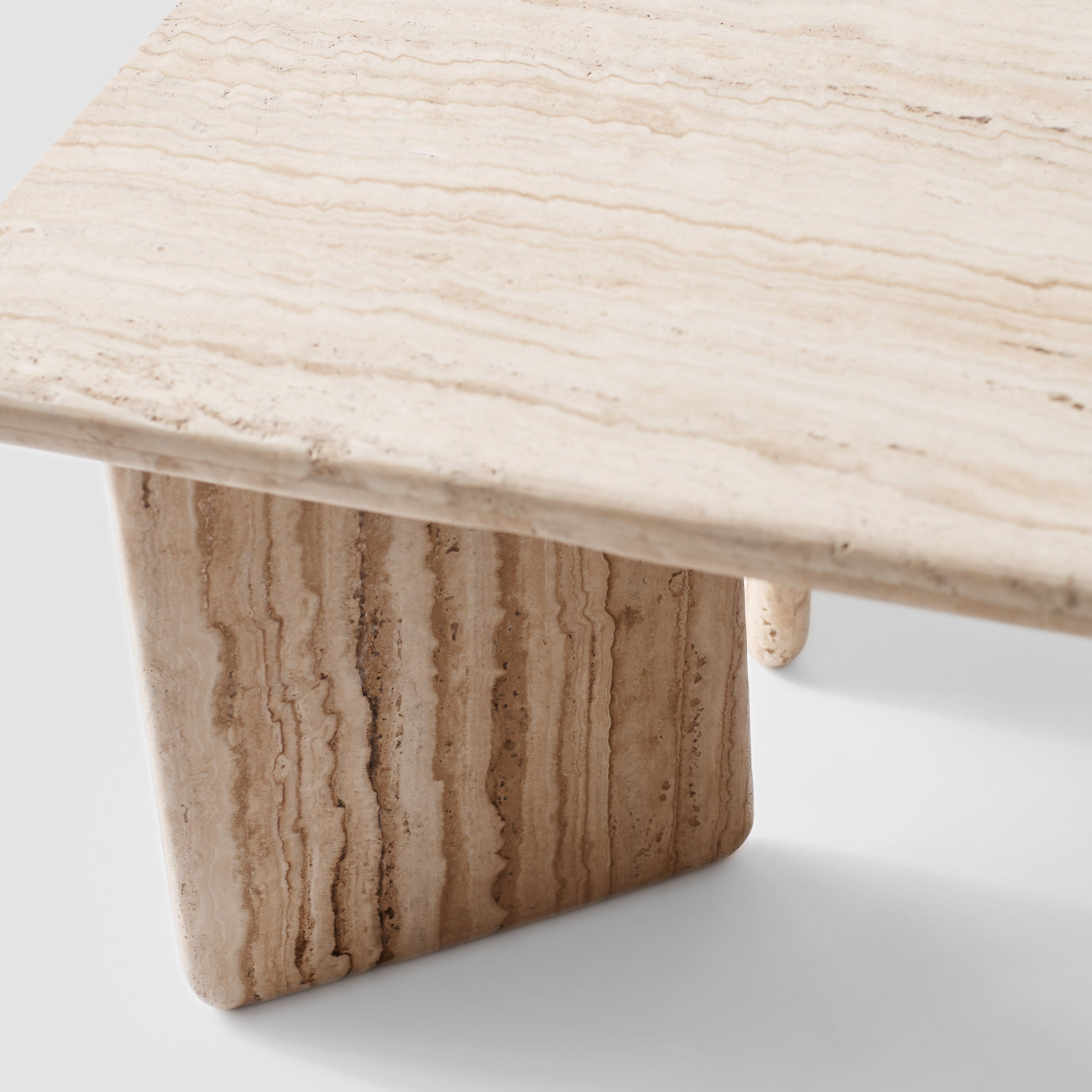 Amata Travertine Coffee Table – The Citizenry