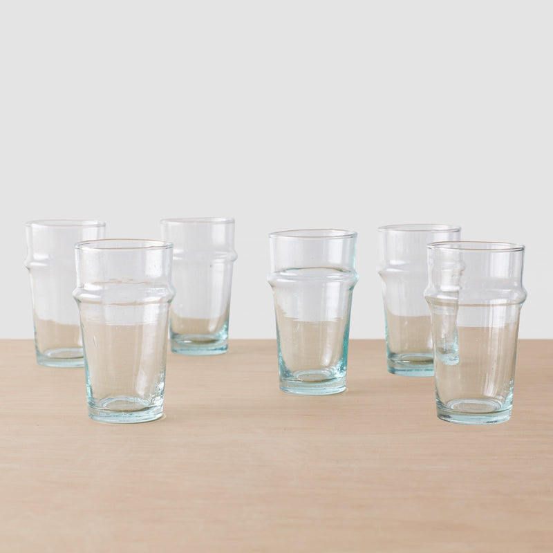 Amina Recycled Tumbler Glasses - 11 oz., Set of 6