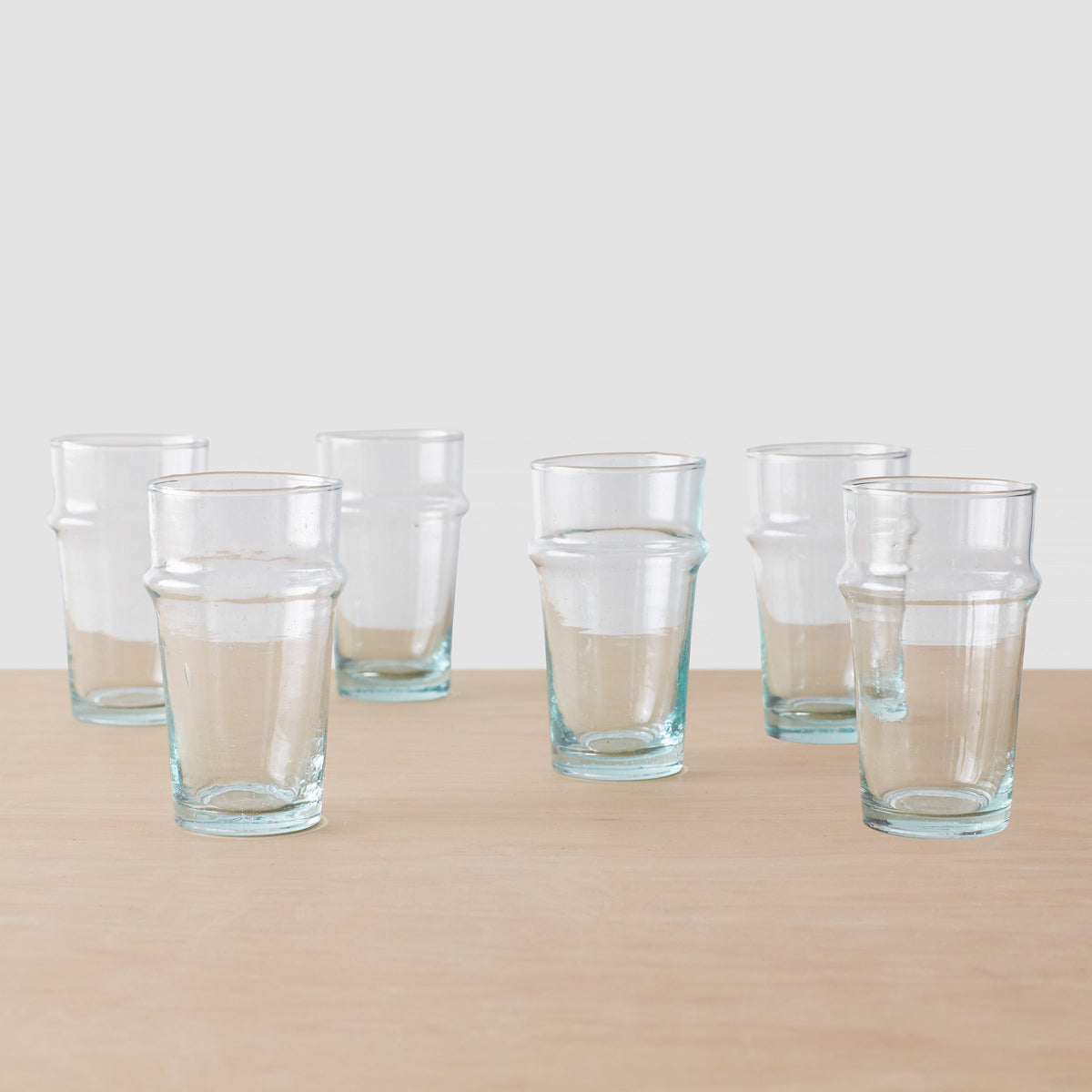 Amina Recycled Tumbler Glasses - 11 oz., Set of 6 by The Citizenry
