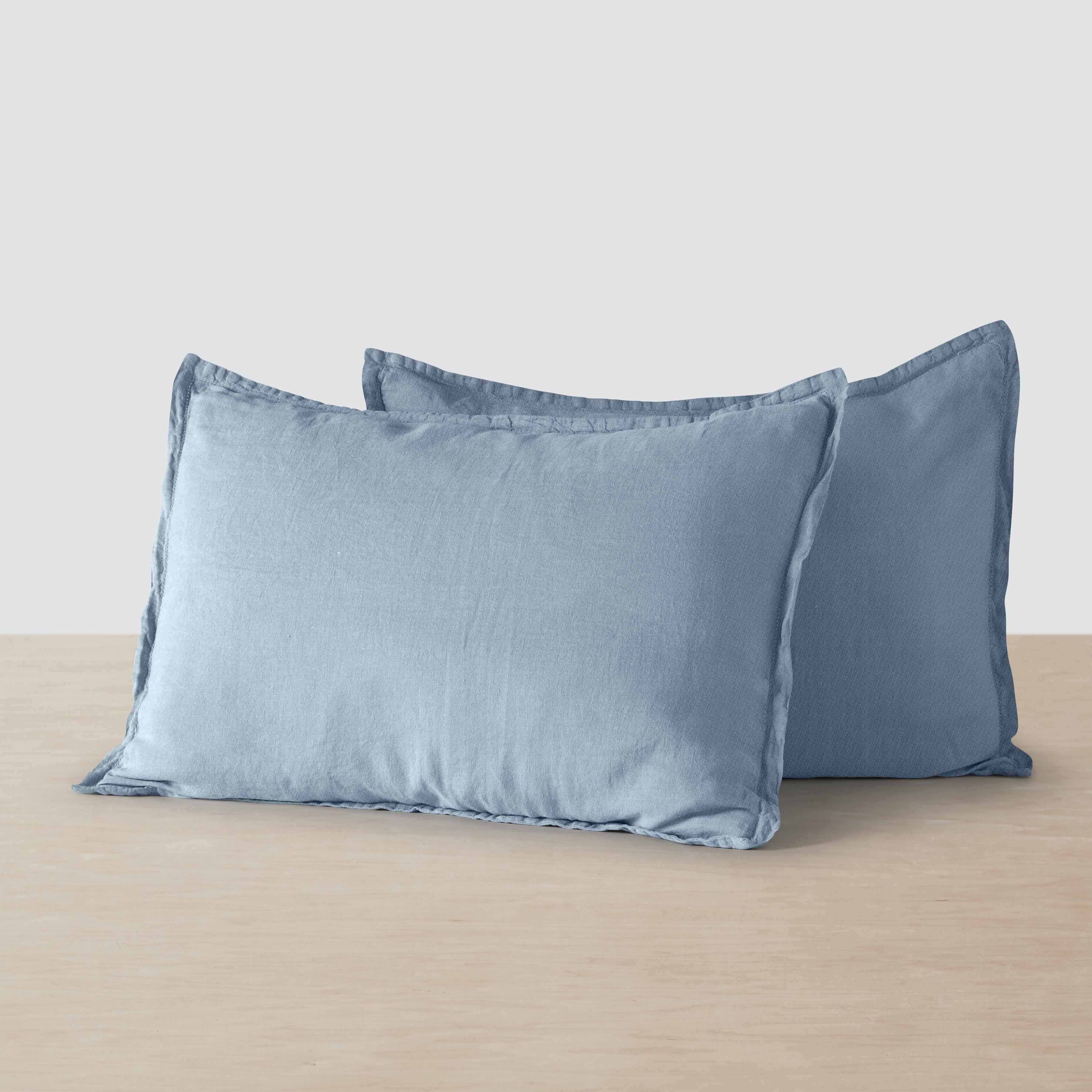 Stonewashed Linen Shams – The Citizenry