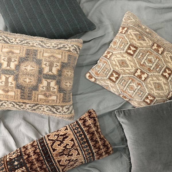 woven pillows