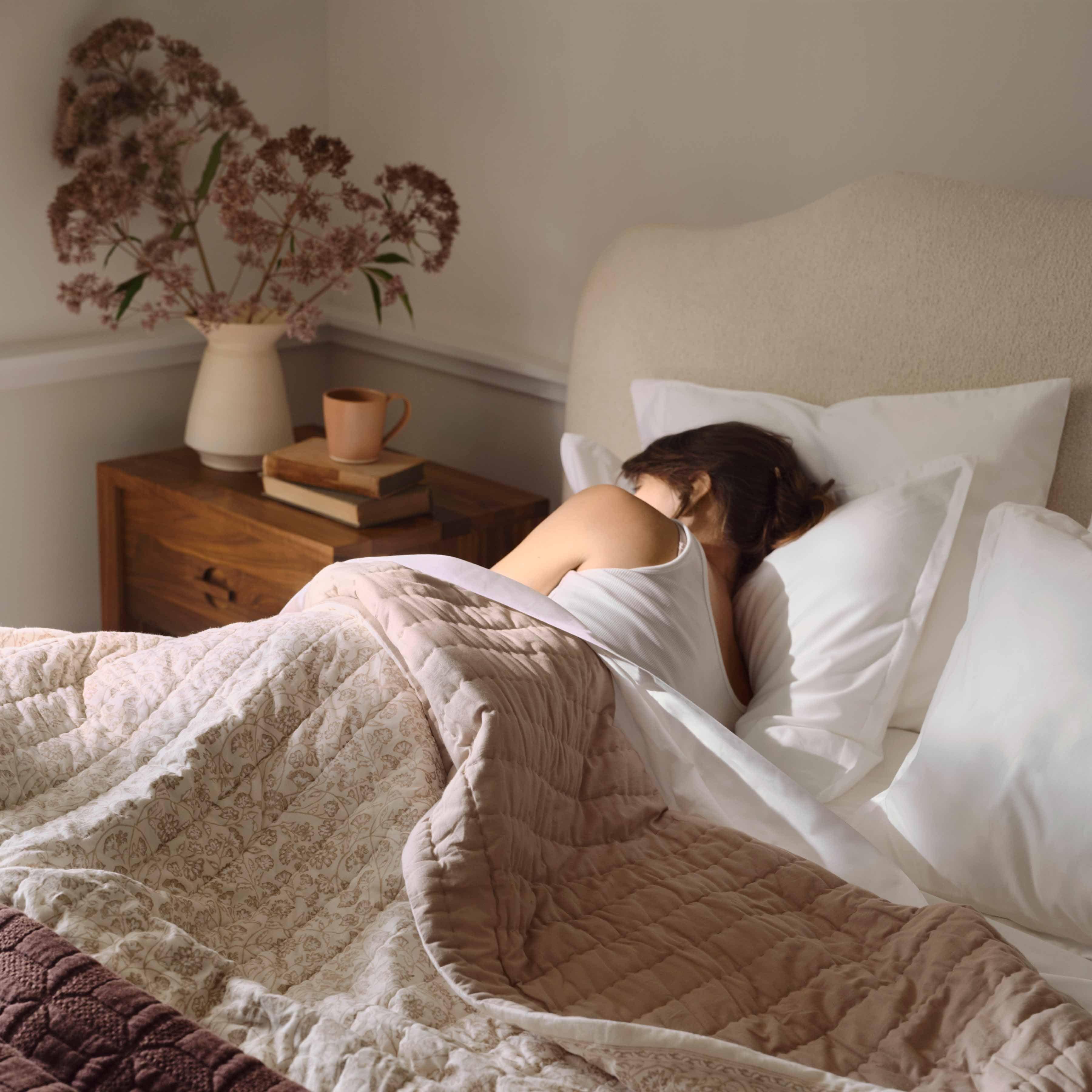 Lianna Block Print Quilt - Thumbnail 5