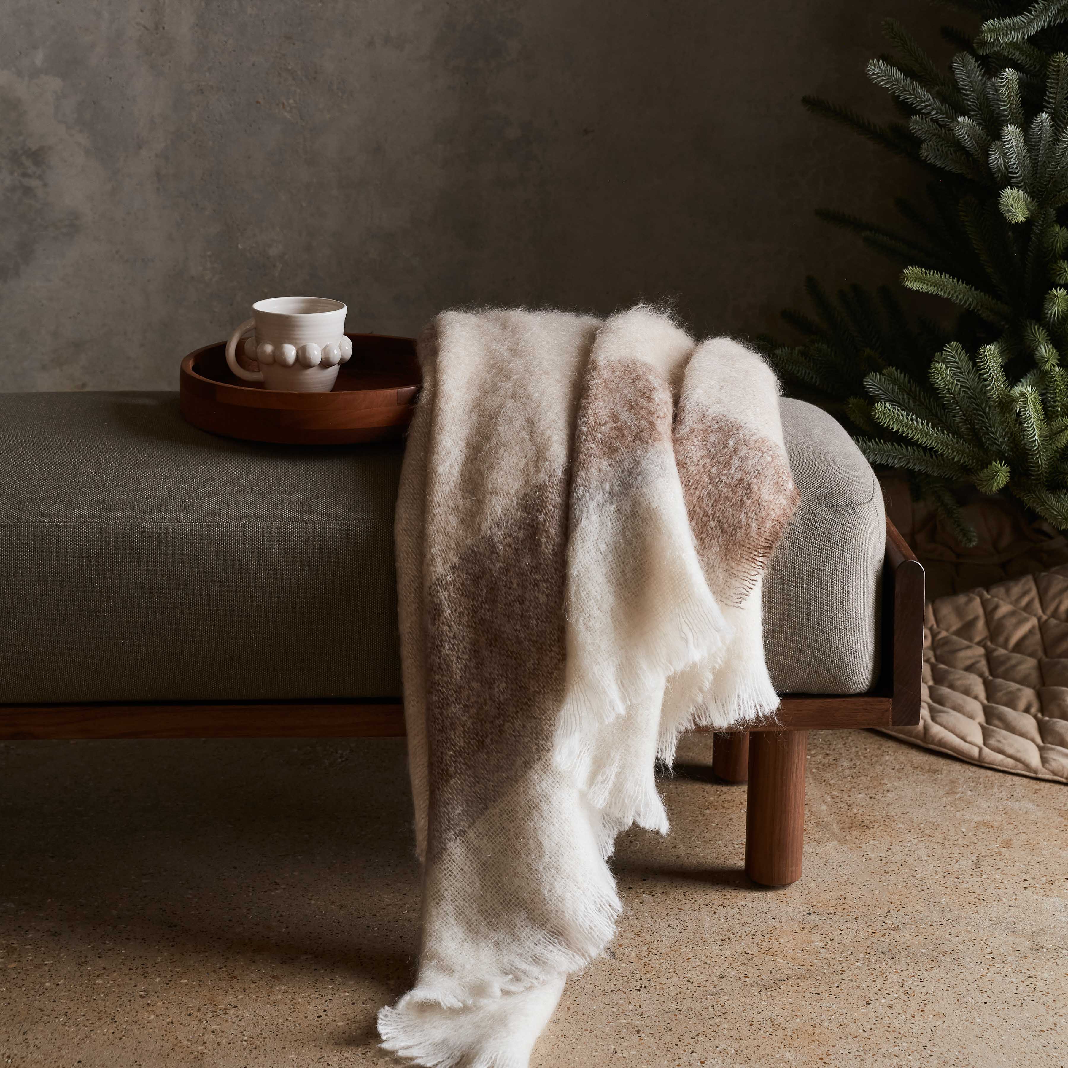 Handwoven Mohair Throw | The Citizenry