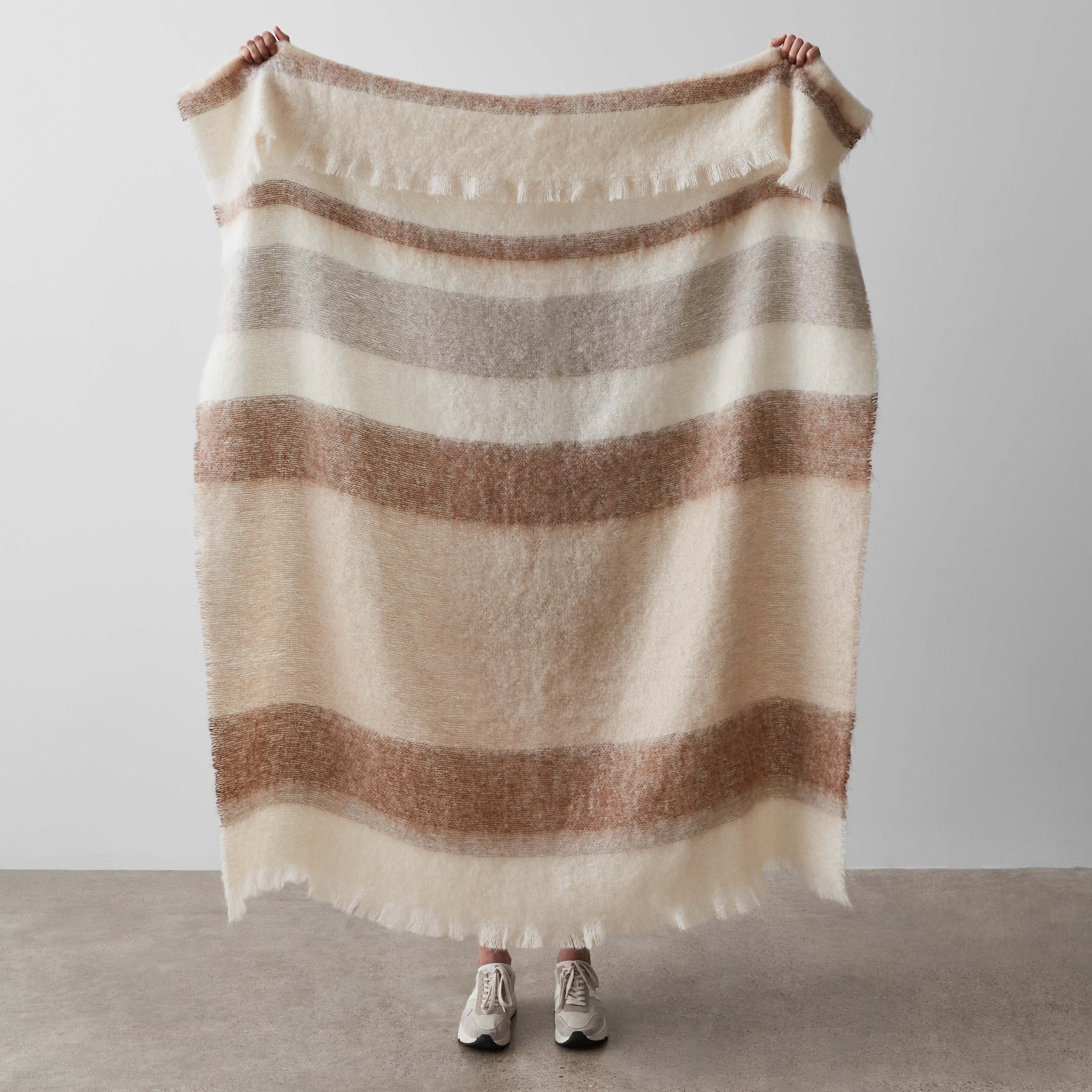 Handwoven Mohair Throw | The Citizenry
