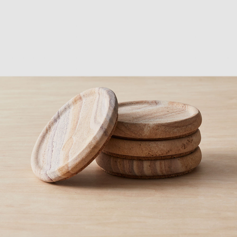 Handcrafted Sandstone Coasters