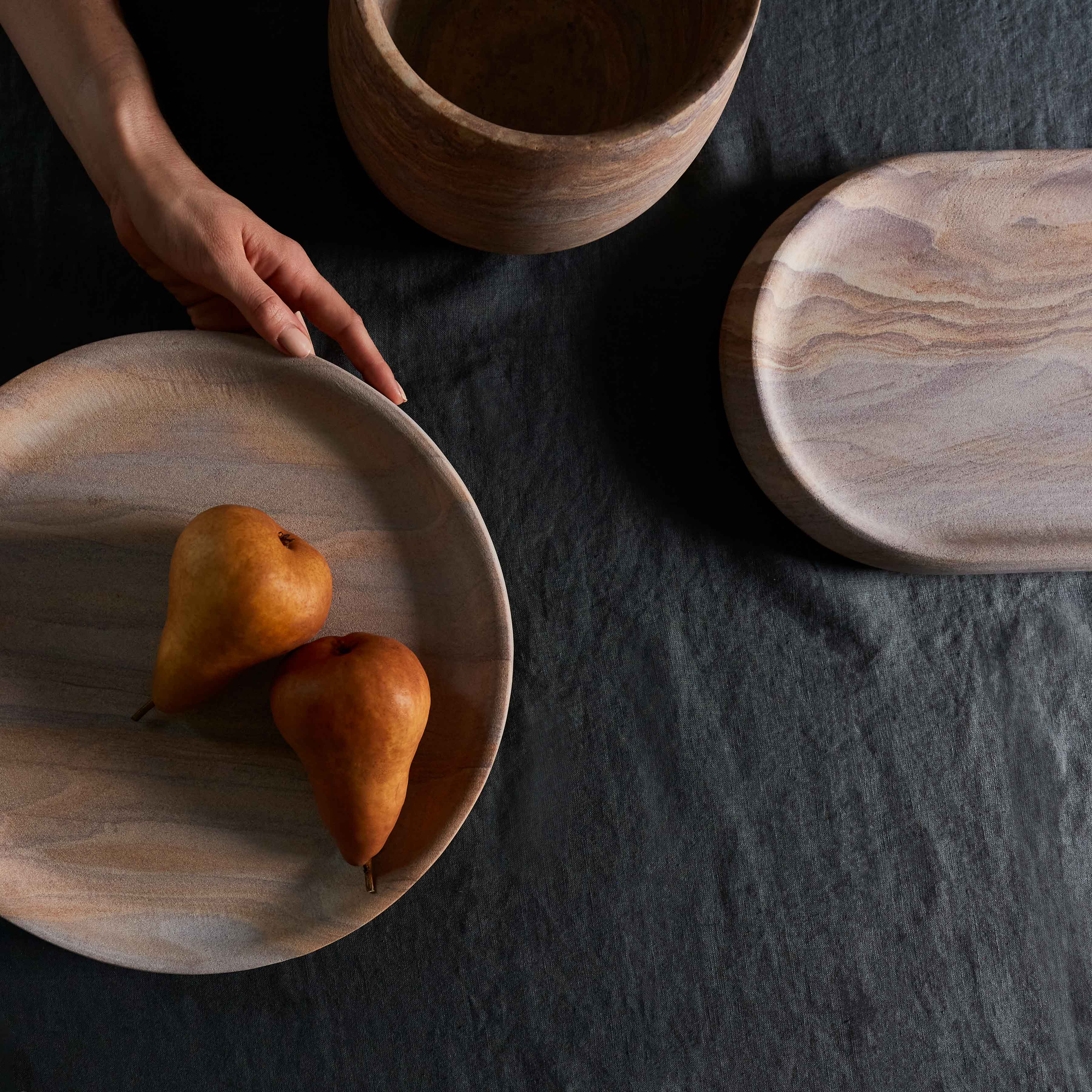 Handcrafted Sandstone Tray | The Citizenry