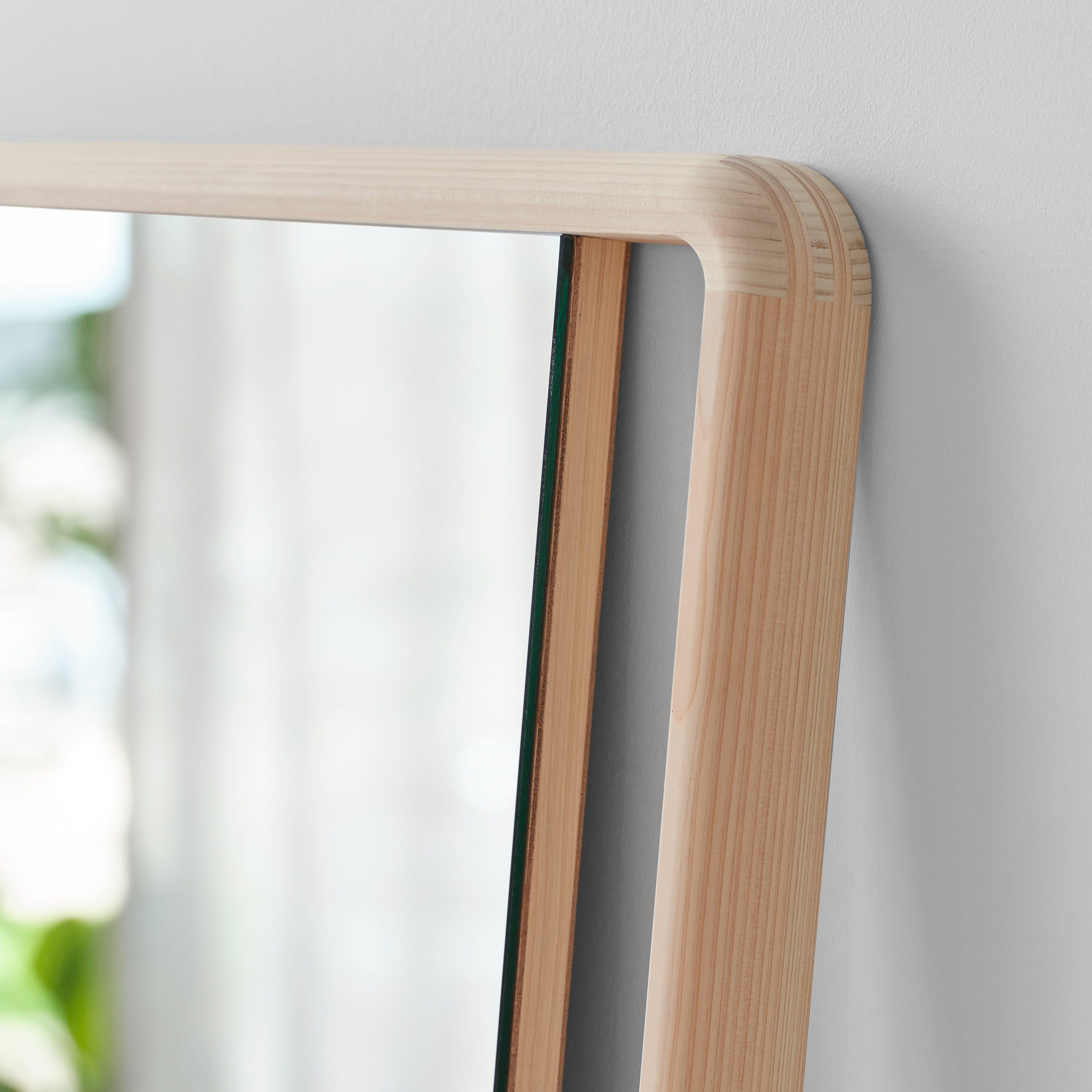 Hinoki Wood Wall Mirror - Thumbnail 3