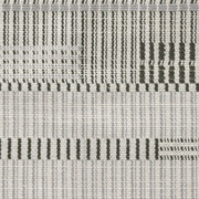 striped throw pillow, sage