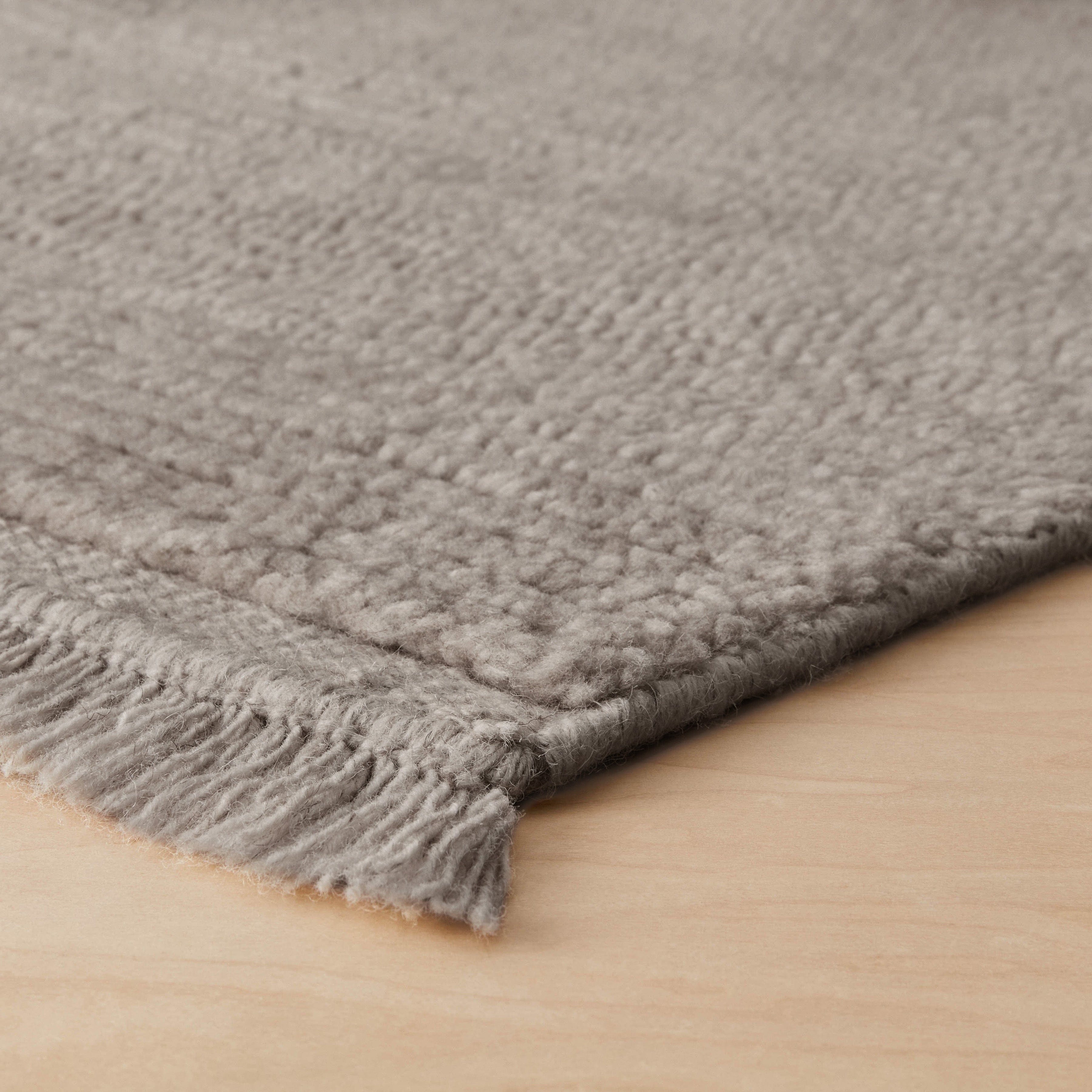 Lata Hand-Knotted Area Rug - Grey - Thumbnail 3