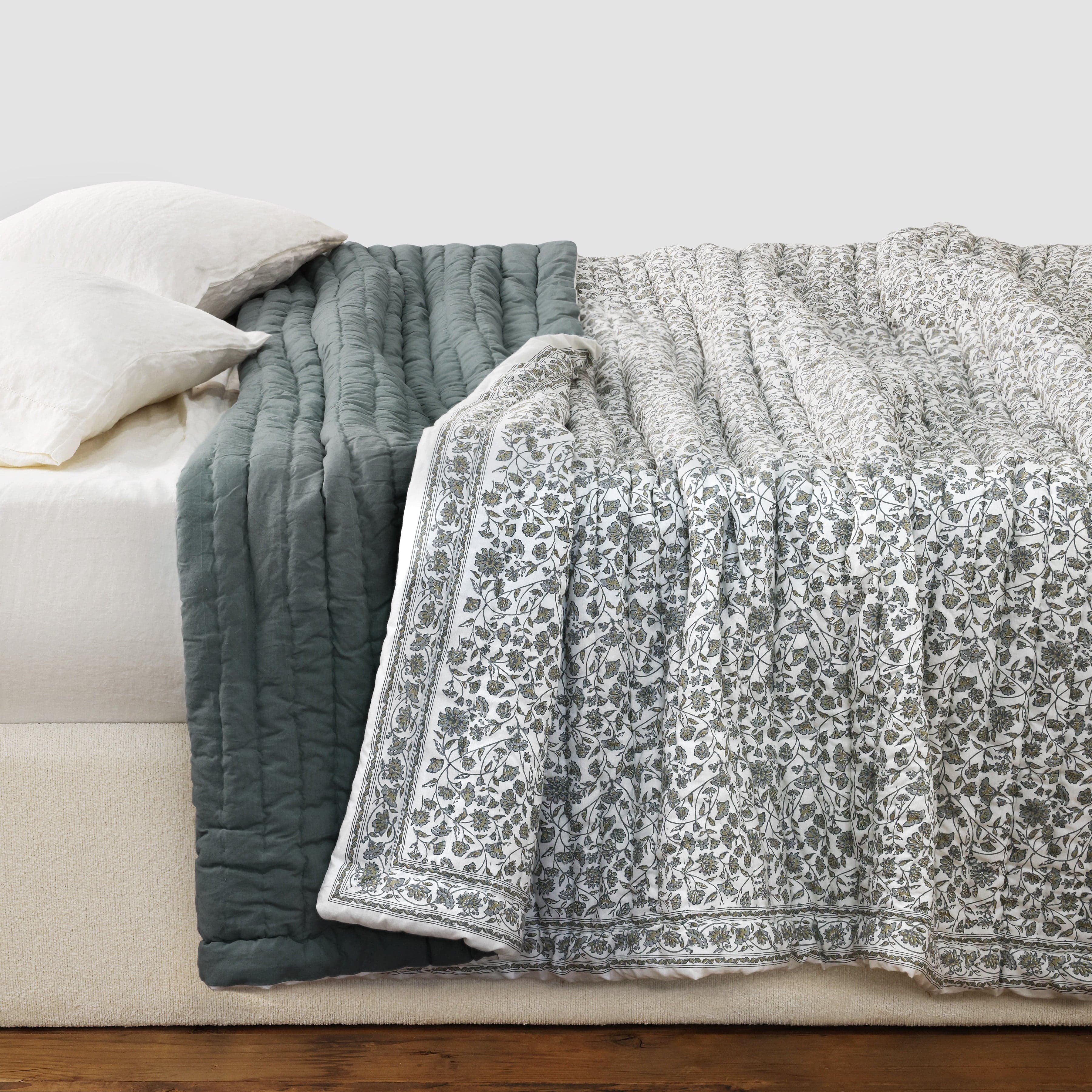 Lianna Block Print Quilt - Thumbnail 2