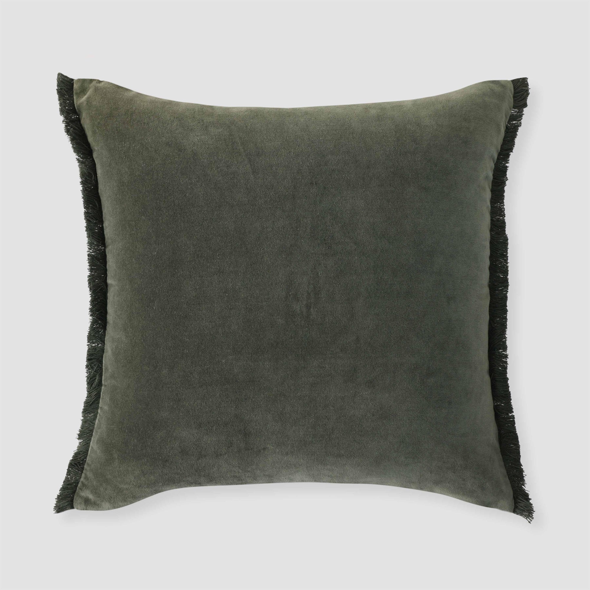 Naveta Velvet Pillow - Emerald, 18'' x 18''