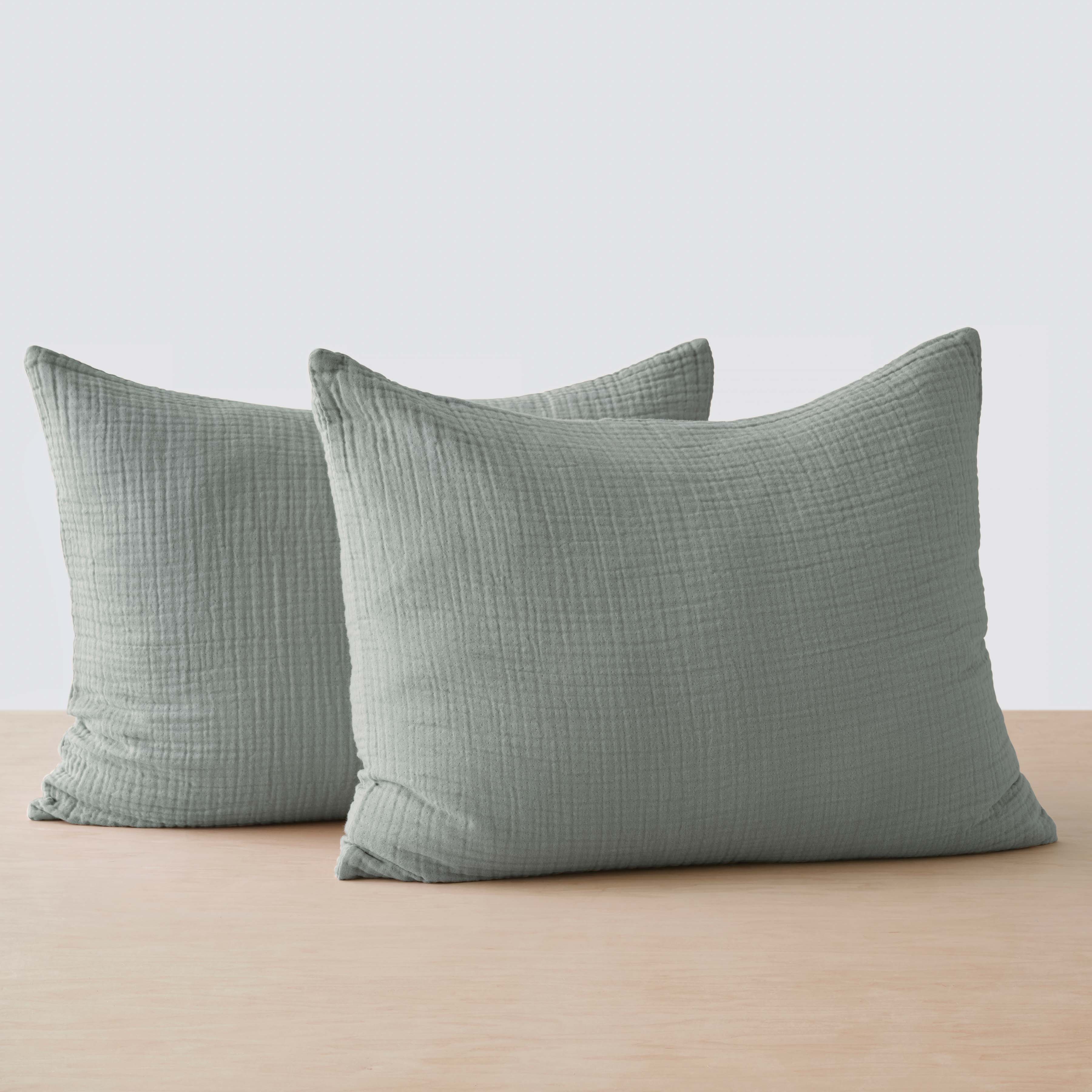 Organic Cotton Gauze Shams - Thumbnail 5