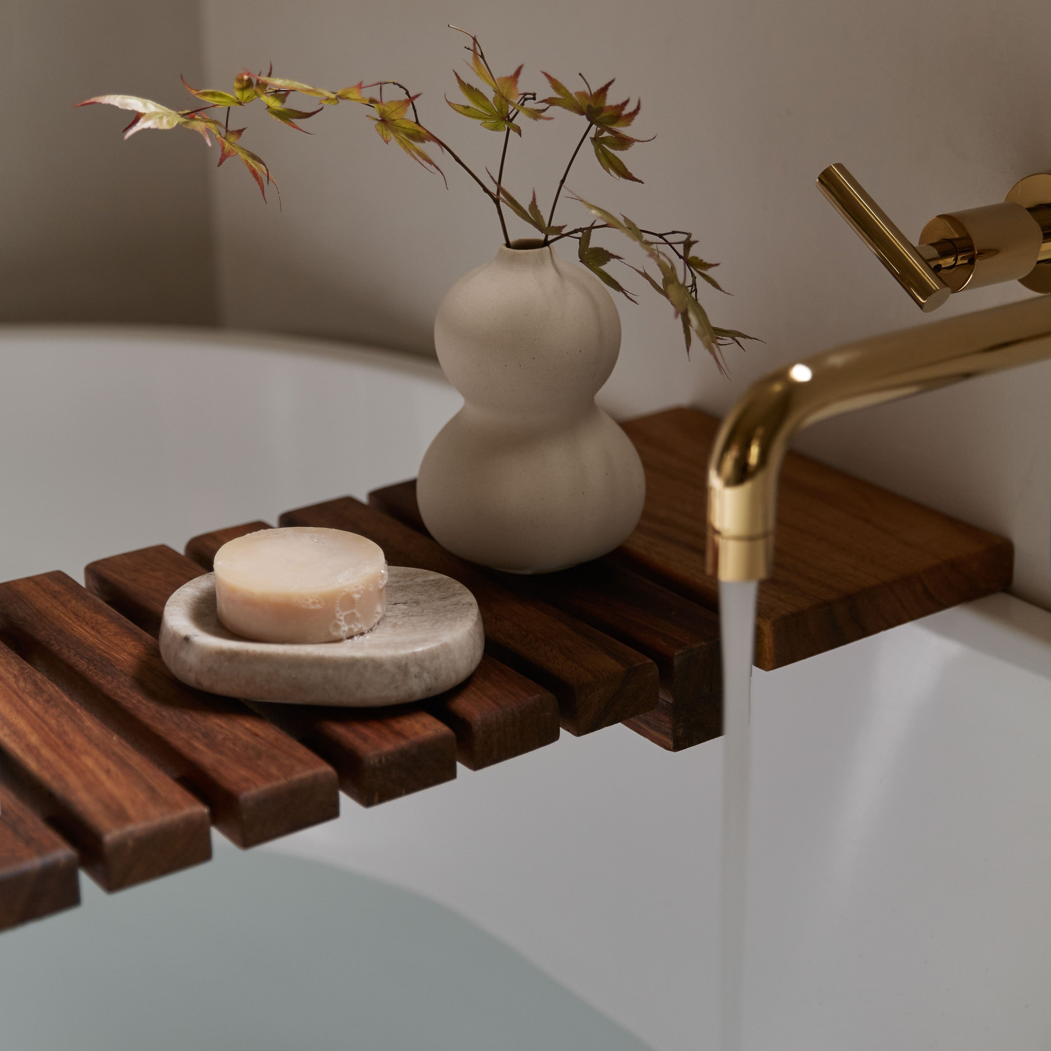 Riya Marble Soap Dish – The Citizenry