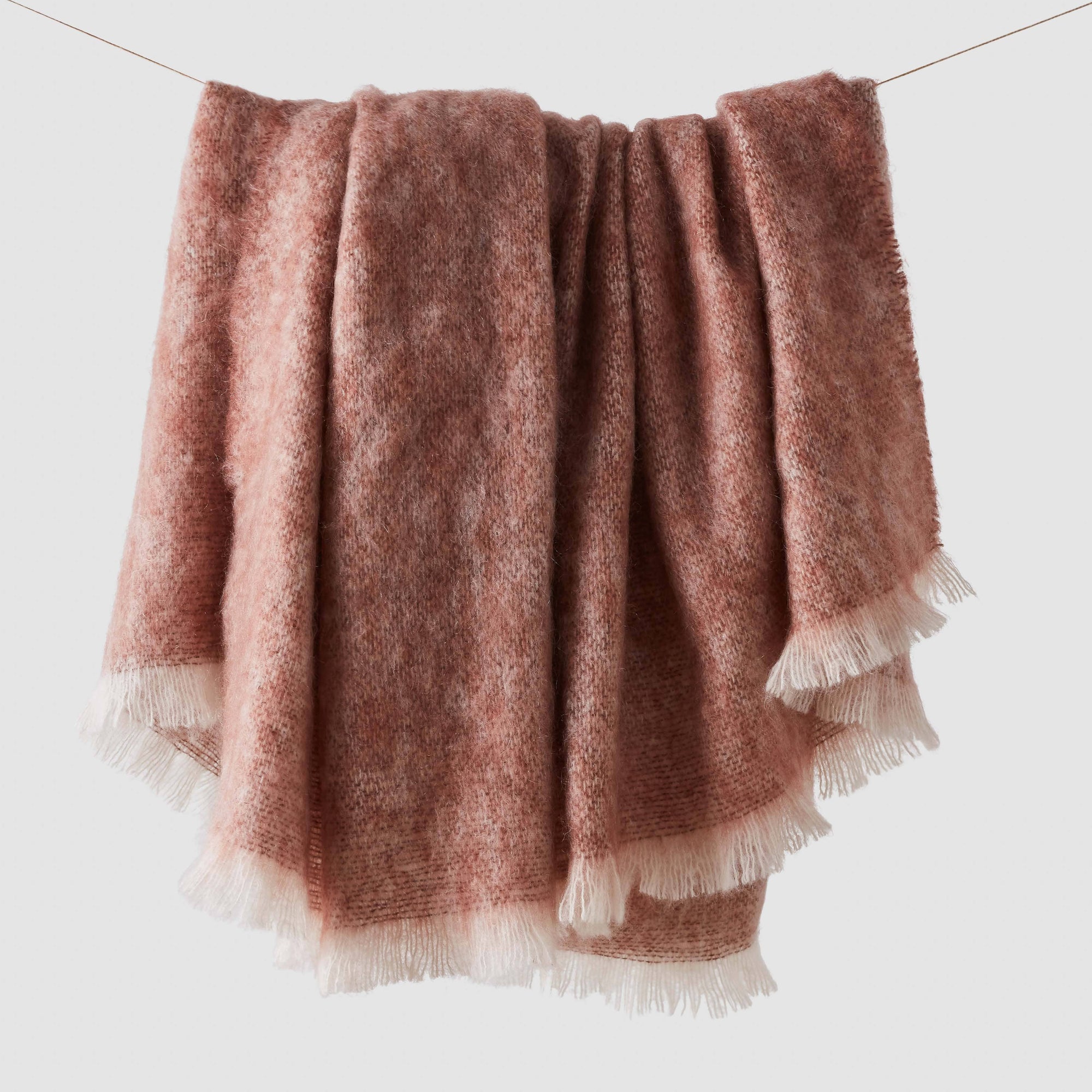Rowan Mohair Throw - Currant