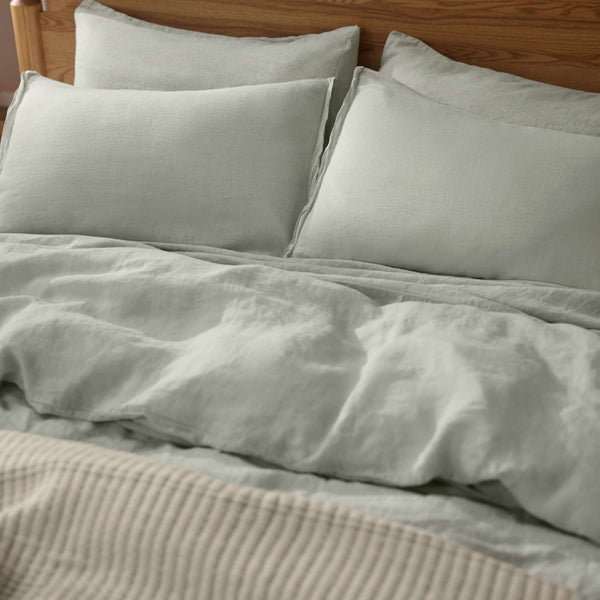 stonewashed linen bedding