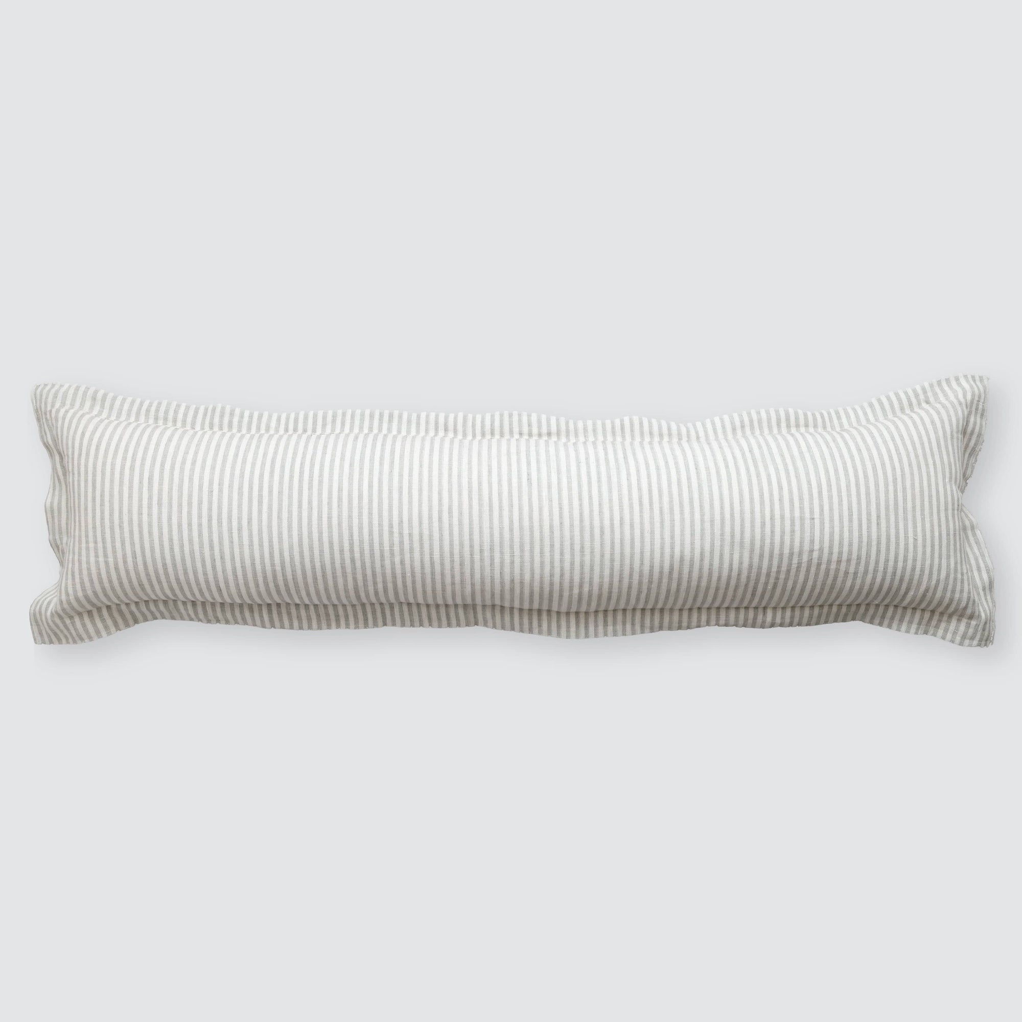 Seema Lumbar Pillow - Stone Blue, 12" x 48"