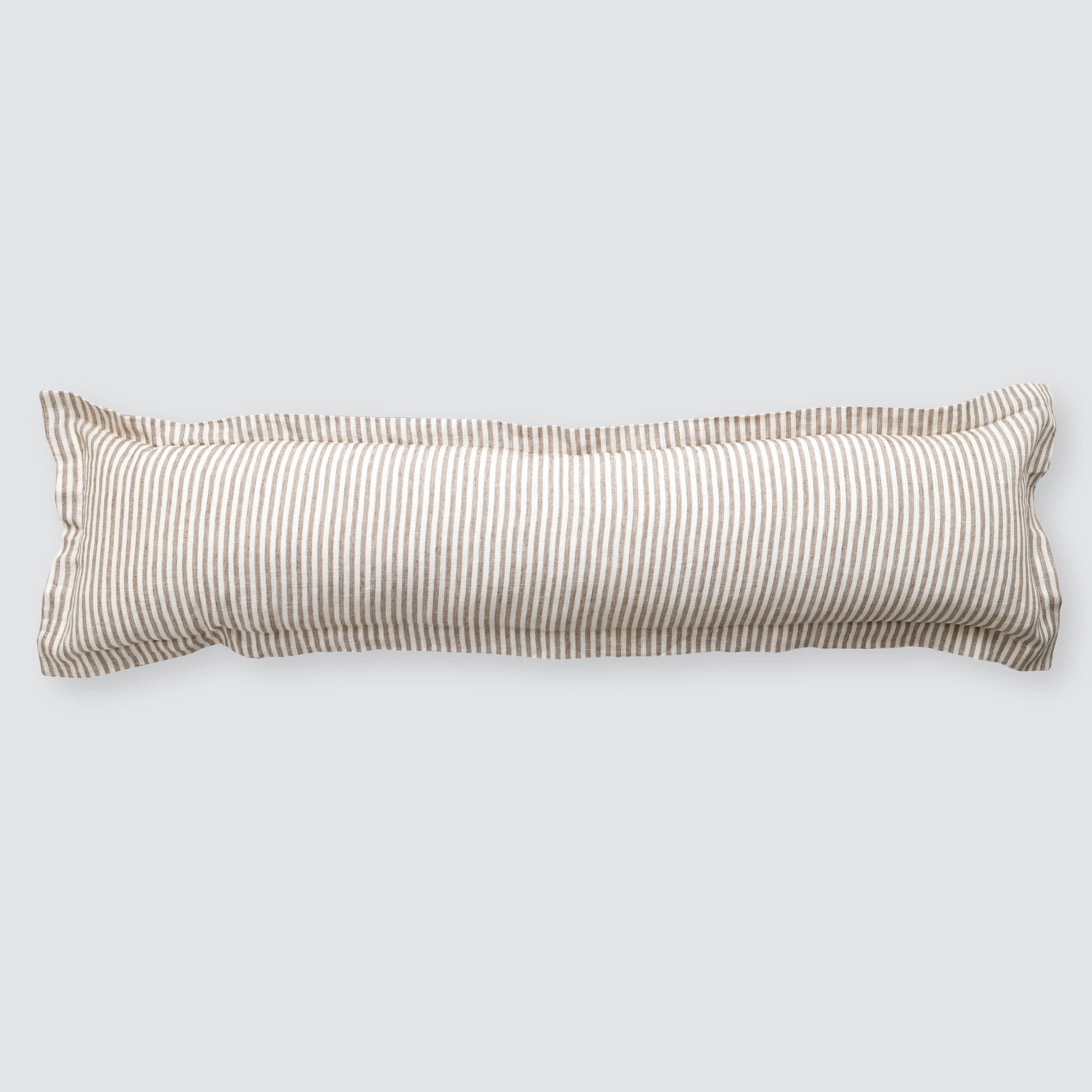 Seema Lumbar Pillow - Taupe, 12" x 48"