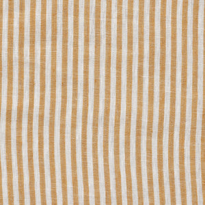 striped lumbar pillow, turmeric