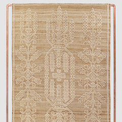 jute botanical rug, natural