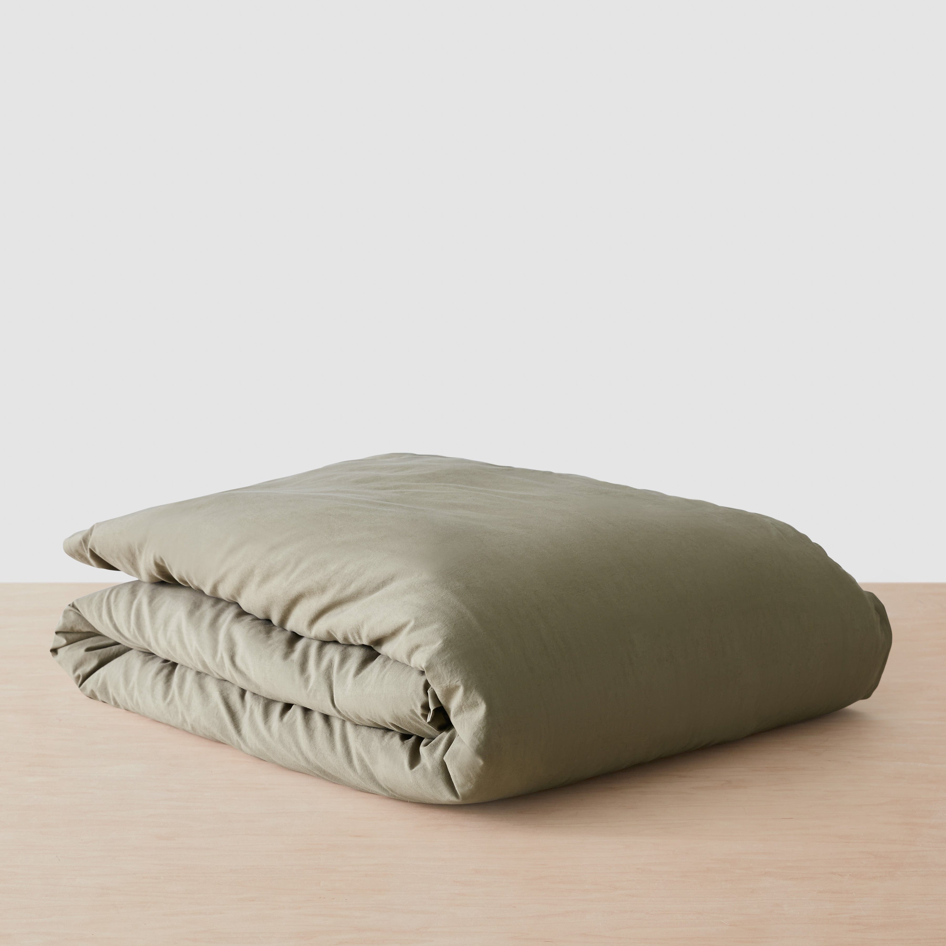 Stonewashed Organic Cotton Percale Duvet Cover - Thumbnail 5
