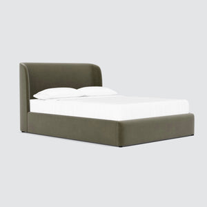 upholstered bed