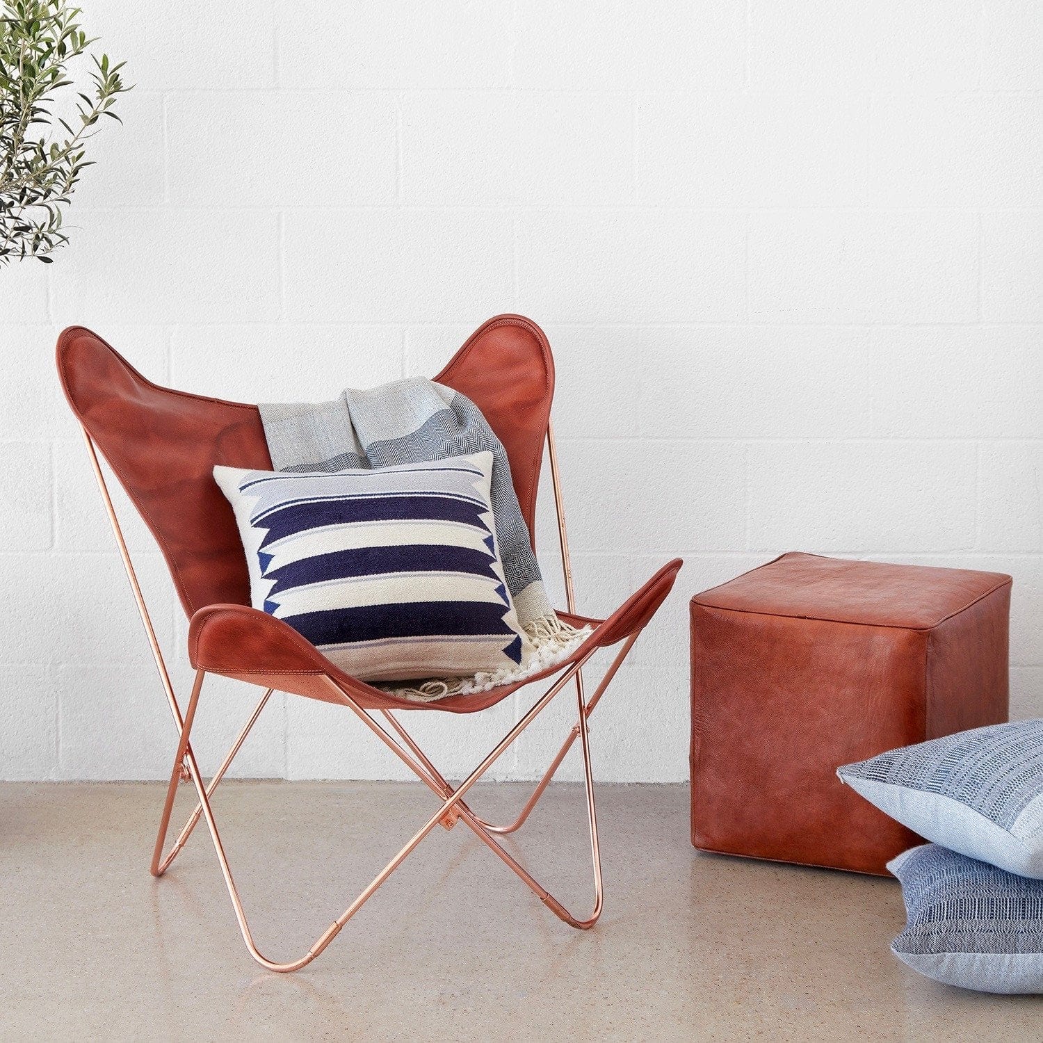 Alpaca Wool Blanket | Blue & Grey Stripes – The Citizenry