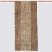 Jute Runner in Colorblock, tan