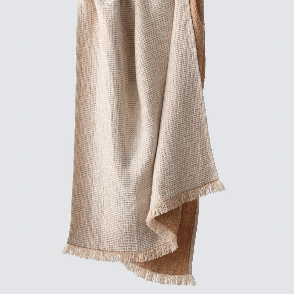 Aegean Cotton Bath Towels - Tan, 2 Hand Towels