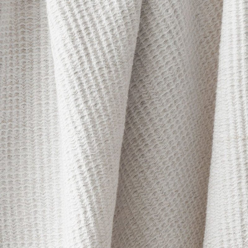 Detail of white cotton spa towel, white