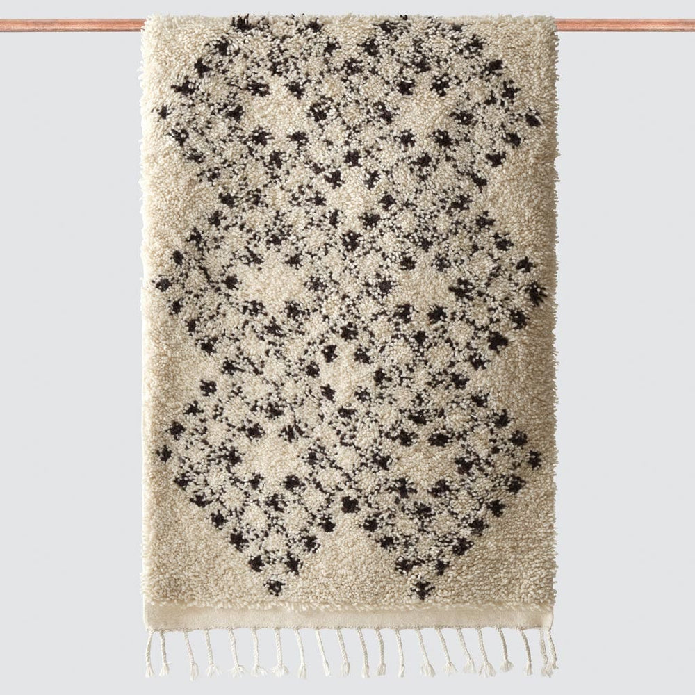 Aziza Hand-Knotted Beni Ourain Accent Rug