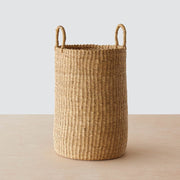 Handwoven Basket in Natural Materials, natural