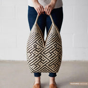 Mona Baskets - Black & Natural