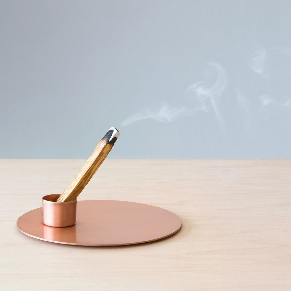 Copper Palo Santo Holder from India