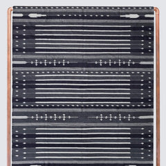 Large Navy Kilim Rug from India