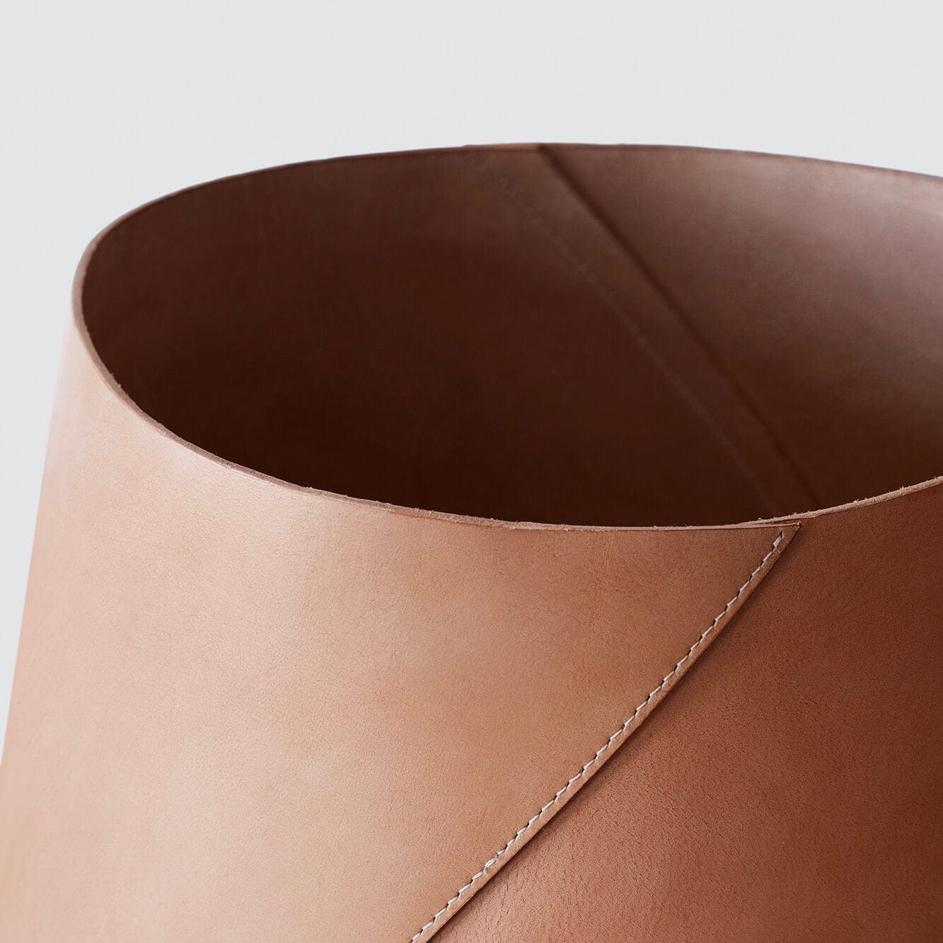 Tall Leather Storage Bins | Modern Leather Baskets at The Citizenry