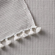 Cream bath rug tassles, ivory