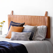 Boho Ombre Indigo Throw Pillow, indigo